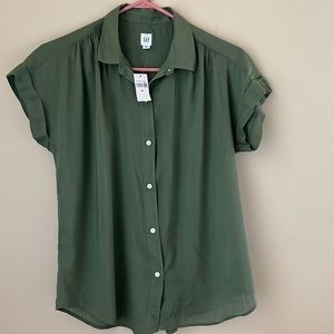 Womens button down shirt